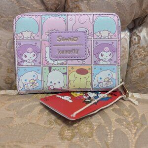 Sanrio Hello Kitty and Friends Kawaii Emo Eyes Loungefly Wallet